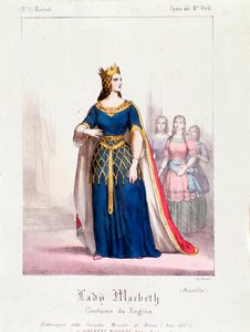 Królowa Makbeta w operze Makbet autorstwa Giuseppe Verdi autorstwa Anonymous Anonymous