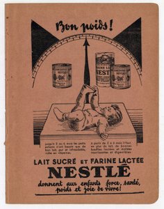 Reklama Nestle dla dziecięcego mleka cukrowego. autorstwa Anonymous Anonymous