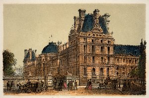 Paryż 1874: Les Tuileries, kolekcja prywatna autorstwa Anonymous Anonymous
