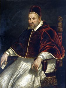 Paweł V (1605-1621). Anonimowe malowanie. Rzym, Muzeum Rzymu.