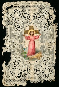 Pobożny obraz: Dzieciątko Jezus (chromolitografia) autorstwa Anonymous Anonymous