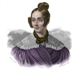 Portret Mademoiselle Didion (Barbe Francoise Madeleine Didion) (Barbe-Francoise-Madeleine) (1798-1836) w „” Portrety i historia użytecznych mężczyzn: mężczyzn i kobiet wszystkich krajów i wszystkich warunków, którzy nabyli prawa do uznania h autorstwa Anonymous Anonymous