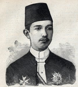 Portret Abbasa II Paszy (1874-1944), wicekróla Egiptu. Grawer w „”Le Peute Parisien”” autorstwa Anonymous Anonymous