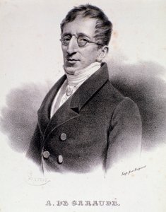 Portret Alexisa de Garaude (1779-1852) francuskiego kompozytora. 19 wiek. autorstwa Anonymous Anonymous