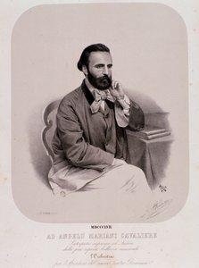 Portret Angelo Mariani (litografia) autorstwa Anonymous Anonymous