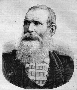 Portret Antoine Bonelli, znanego jako „Bellacoscia”, korsykańskiego bandyty. Grawer w „”Le Peute Parisien”” autorstwa Anonymous Anonymous