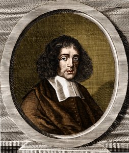 Portret Barucha Spinozy (1632-1677), holenderskiego filozofa, znanego również jako Bento de Espinosa lub Benedictus de Spinoza lub Benoit de Spinoza. autorstwa Anonymous Anonymous