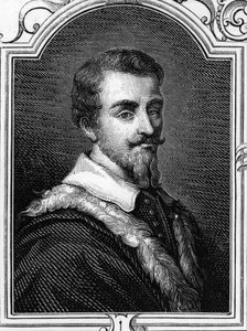 Portret Camillo Procaccini (1551 - 1629) włoskiego malarza. rycina z 1859 roku w „Galeriach Europy – Włochy” autorstwa Armandauda. Prywatna kolekcja. autorstwa Anonymous Anonymous