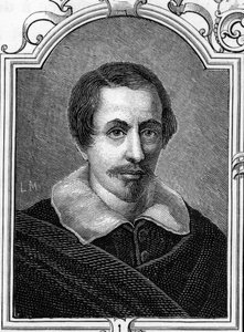 Portret Daniele Crespi (1598-1630) włoskiego malarza. Rycina z 1859 roku w „Galeriach Europy – Włochy” autorstwa Armandauda. Prywatna kolekcja. autorstwa Anonymous Anonymous
