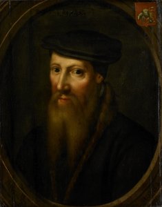 Portret Davida Jorisza, ok. 1550-1649 (olej na płycie) autorstwa Anonymous Anonymous