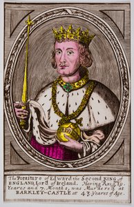 Portret Edwarda II (1284-1327) króla Anglii, kolekcja Privee autorstwa Anonymous Anonymous