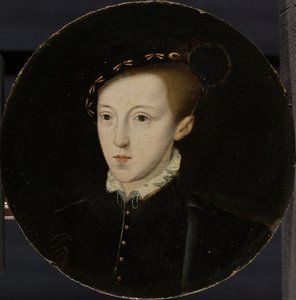 Portret Edwarda VI, ok. 1550 (olej na płycie) autorstwa Anonymous Anonymous