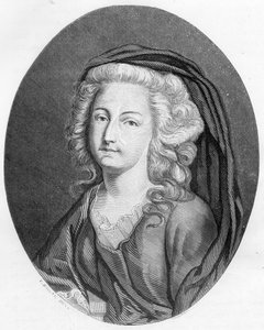 Portret Elisabeth Filipińskiej Marie Helene z Francji zwanej Madame Elisabeth (1764-1794), siostry Ludwika XVI - Grawerowanie z 1863 roku w „Le Livre Rouge - Histoire De L