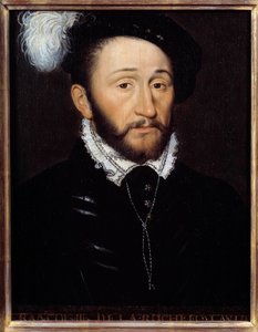 Portret Francois III de la Rochefoucauld, gubernatora Szampanii (zm. 1572) Malarstwo anonimowe. 16 wiek. Słońce 0,33x0,23 m autorstwa Anonymous Anonymous