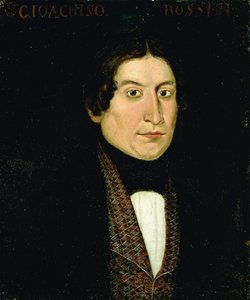 Portret Gioacchino Rossiniego (1792-1868) (olej na płótnie) autorstwa Anonymous Anonymous