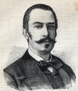Portret Giovanniego Giolittiego (1842-1928) Włoskiego polityka, Prezesa Rady Ministrów. Grawer w „”Le Petro Parisien”” autorstwa Anonymous Anonymous