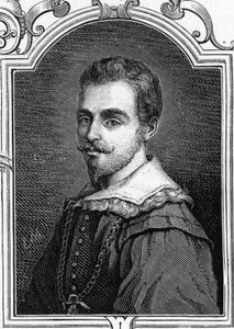Portret Giulio Cesare Procaccini (1574-1625) malarza włoskiego. Rycina z 1859 r. w „”galeriach Europy – Włochy” autorstwa armengaud. Prywatna kolekcja. autorstwa Anonymous Anonymous