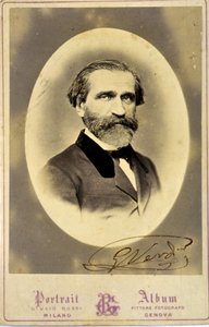 Portret Giuseppe Verdiego (1813-1901), włoskiego kompozytora. ok. 1850 r. Kolekcja prywatna. Mediolan autorstwa Anonymous Anonymous