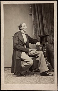 Portret Hansa Christiana Andersena (1805-1875), anonimowy. Fotografia, ok. 1865. Kolekcja prywatna autorstwa Anonymous Anonymous