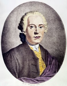 Portret Johana Adolfa Hassego (1699-1783) Kompozytor barokowy Grawerunek XVIII wieku Kolekcja prywatna autorstwa Anonymous Anonymous