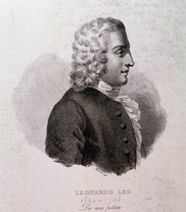 Portret Leo Leonardo (rycina) autorstwa Anonymous Anonymous