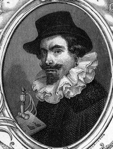 Portret Leonello Spady lub Lionello Spady (1576-1622) malarza włoskiego. rycina z 1859 r. w „”Galeriach Europa – Włochy” autorstwa Armengaud. Prywatna kolekcja. autorstwa Anonymous Anonymous
