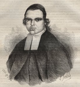 Portret Louisa Bonafous, w religii brata Leotade, oskarżonego o gwałt i morderstwo. Zmarł w Toulon Bagne 27 stycznia. 1850. Grawer w „Historii skazanych od ich powstania do dnia dzisiejszego”” (1877) Pierre Zaccone (1817-1895) (Colonia Penale - Pe autorstwa Anonymous Anonymous