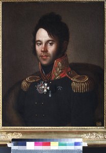 Portret generała-burmistrza Piotra Afanasiewicza Papkowa (1772-1853) - Anonim. olej na płótnie autorstwa Anonymous Anonymous