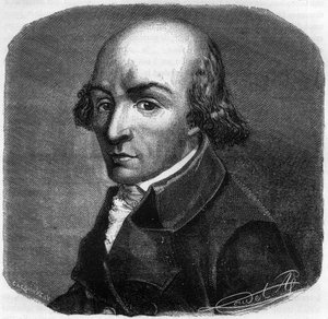 Portret Pierre Florent (Pierre-Florent) Louvet, dit Louvet de la Somme (1757-1818), polityk francuski - Grawerowanie w „Histoire des Girondins” Alphonse de Lamartine (1790-1869) 1865-1866 - Kolekcja prywatna autorstwa Anonymous Anonymous