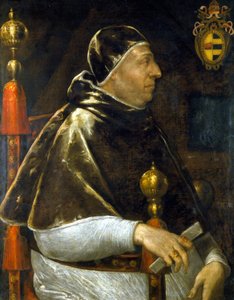 Portret papieża Aleksandra VI (Rodrigo Borgia 1431-1503). malarstwo anonimowe. . Mediolan. autorstwa Anonymous Anonymous