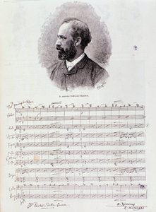 Portret Romualdo Marenco (rycina) autorstwa Anonymous Anonymous