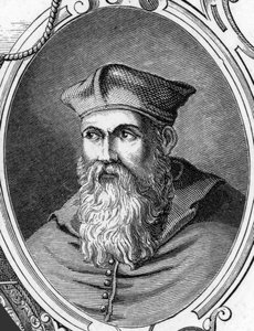 Portret Sebastiano Luciani dit Sebastiano del Piombo (1485-1547) włoskiego malarza. 1859 grawerowanie w „Galeriach Europy – Włochy” autorstwa Armandauda. Prywatna kolekcja. autorstwa Anonymous Anonymous