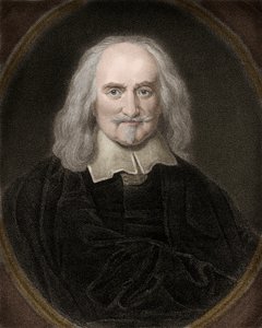 Portret Thomasa Hobbesa (1588-1679) Angielski filozof - Thomas Hobbes 1588-1679 Angielski filozof i teoretyk polityki autorstwa Anonymous Anonymous