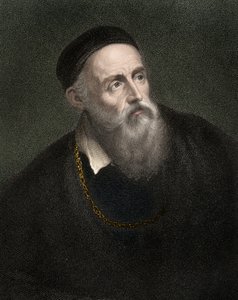 Portret Tycjana (1490-1576), Tiziano Vecellio, malarz wenecki autorstwa Anonymous Anonymous
