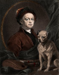 Portret Williama Hogartha autorstwa Anonymous Anonymous