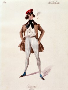 Portret studenta z Cyganerii Pucciniego (1892-1895) autorstwa Anonymous Anonymous