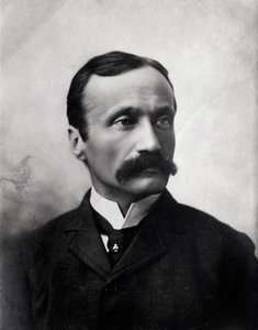 Portret włoskiego kompozytora Arrigo Boito (zdjęcie 1b/w) autorstwa Anonymous Anonymous