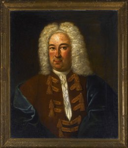 Portret kompozytora Georga Friedricha Haendla (Haendla) (1685-1759), Anonim. Olej na płótnie, format : 76x64 autorstwa Anonymous Anonymous