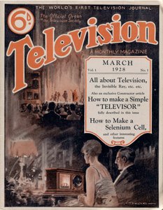 Telewizja: miesięcznik. Tom 1. Pierwszy na świecie dziennik telewizyjny autorstwa Anonimowych autorstwa Anonymous Anonymous