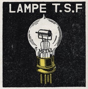 T.S.F.: T.S.F. lampa Anonimowa ilustracja z 1925 r. Ze zbiorów prywatnych. autorstwa Anonymous Anonymous