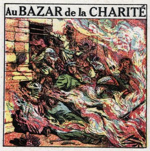Autor zdjęć: pożar kina „Bazar de la Charite” zginął w 1897 roku w Paryżu ponad 100 osób. Anonimowa ilustracja z 1925 r. Ze zbiorów prywatnych. autorstwa Anonymous Anonymous