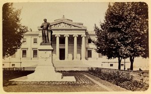 Miasto Marsylia i okolice około 1885 -1890: gmach sądu, zbiory prywatne autorstwa Anonymous Anonymous