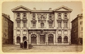 Miasto Marsylia i okolice około 1885 -1890: ratusz, zbiory prywatne autorstwa Anonymous Anonymous