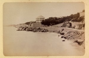 Miasto Marsylia i okolice około 1885 -1890: La route de la Corniche, kolekcja prywatna autorstwa Anonymous Anonymous