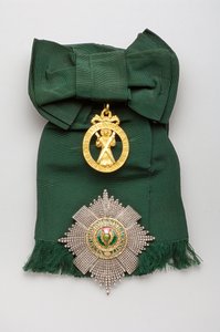 Wielka Brytania - Order of the Thistle - Góra: odznaka, model na receptę, wykonany przez Johna Jamesa Eddingtona (Londyn) autorstwa Anonymous Anonymous