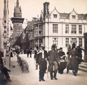 Ekspozycja Powszechna 1900 - Exposition Universelle de 1900 w Paryżu: Rue des Nations - kolekcja prywatna autorstwa Anonymous Anonymous