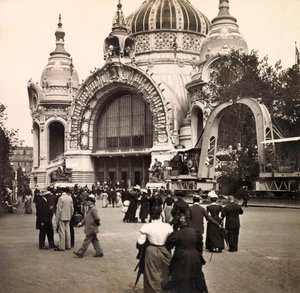 Ekspozycja Powszechna 1900 - Exposition Universelle de 1900 w Paryżu: Palais de la Metallurgie - kolekcja prywatna autorstwa Anonymous Anonymous