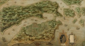 Widok Ambona, ok. 1617 r. (olej na płótnie) autorstwa Anonymous Anonymous