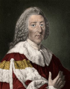 William Pitt Starszy (1708-1778), angielski mąż stanu - William Pitt Starszy 1. hrabia Chatham autorstwa Anonymous Anonymous