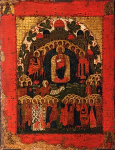 W Tobie Raduj się, koniec XV wieku. autorstwa Anonymous Russian icon painter